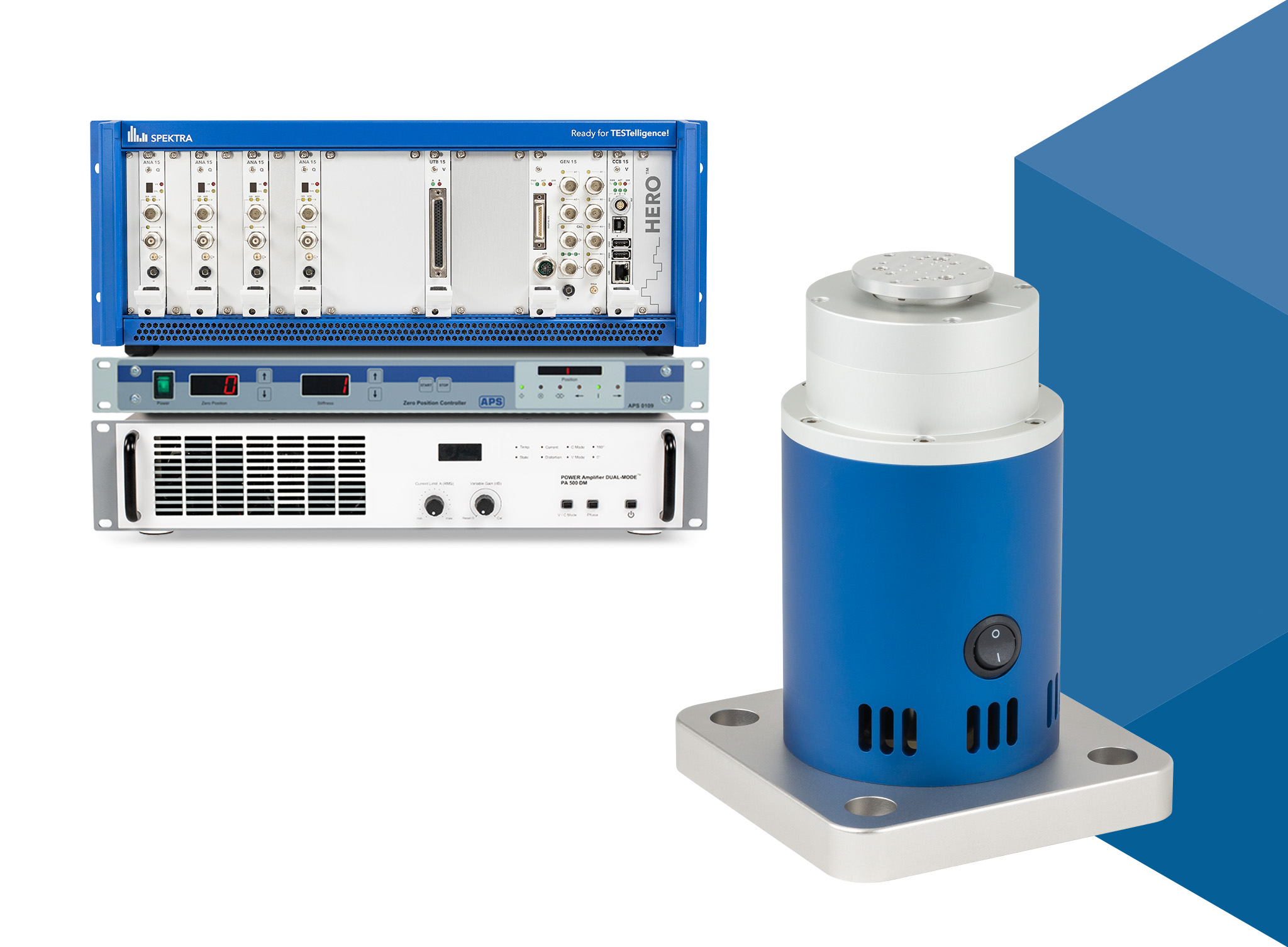 CS Q-LEAP calibration system with DRE-01 rotation exciter