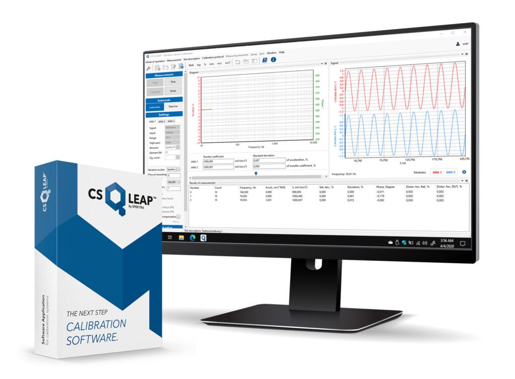 CS Q-LEAP calibration system with DRE-01 rotation exciter3