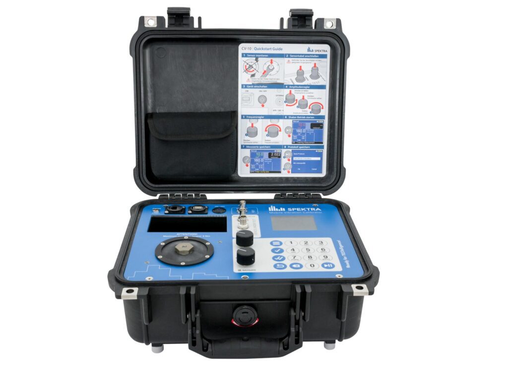calibration of acceleration sensors CV-10